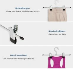 LG Life’s Green® - Broekhangers - 20 Stuks - Broekhanger Met Knijpers - Kleerhangers -Thuisopslag 1200x1140 2