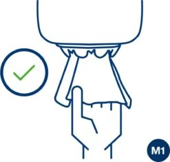 Dispenser Tork M1-Mini Poetsroldispenser 558000 -Thuisopslag 1200x1141 11