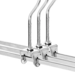 Nancy's Kledinghangers - 20 X Metalen Broekhanger - Kledinghanger - Kleerhanger (extra Breed) - Antislip - 40 X 10,5 Cm - Verchroomd -Thuisopslag 1200x1144 6