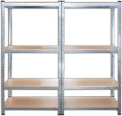 Werkzeug Dubbele Stellingkast 530 Kg Draagkracht Gealvaniseerd MDF