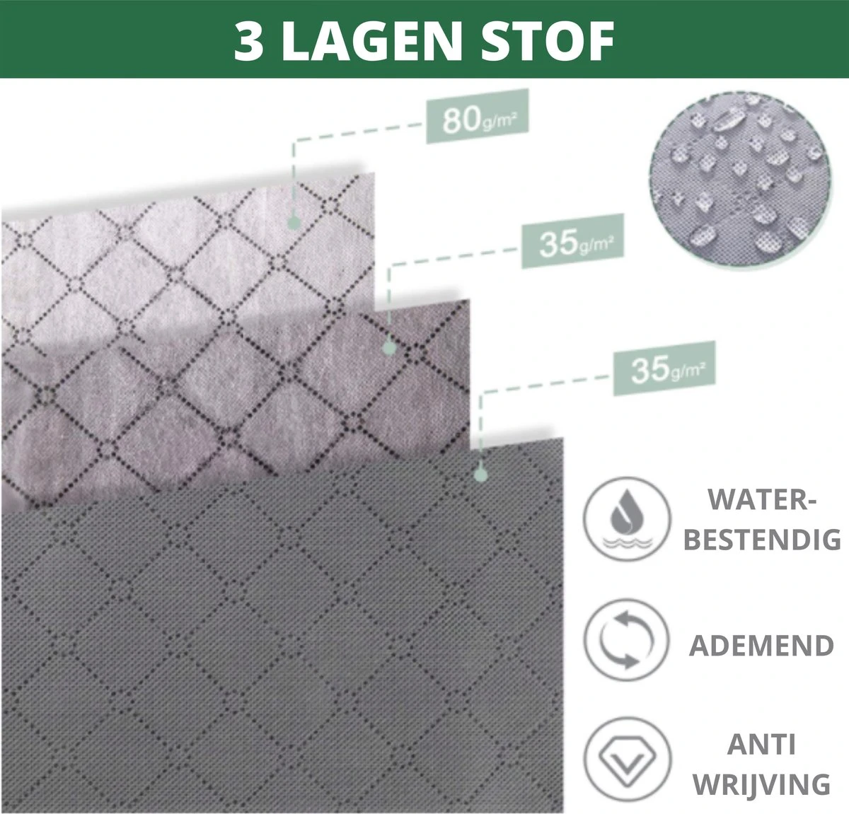 Merkloos BayTay - Opbergtas - Textiel - 4 Stuks - 55 Liter 6 Merkloos BayTay - Opbergtas - Textiel - 4 Stuks - 55 Liter - Afbeelding 4