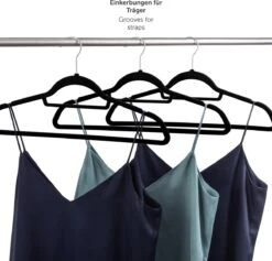 Blumtal - Kledinghangers - Velvet - Fluweel - Zwart - Set Van 20 -Thuisopslag 1200x1152 8