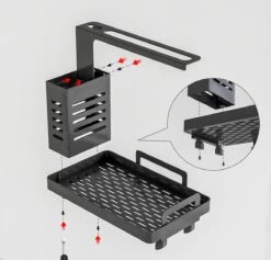 AlShiha® Vaatdoekhouder - Gootsteen Organizer - Aanrecht Organiser - Afdruiprek - Keuken Organizers - Sponshouder - Zwart 20 AlShiha® Vaatdoekhouder - Gootsteen Organizer - Aanrecht Organiser - Afdruiprek - Keuken Organizers - Sponshouder - Zwart -Thuisopslag 1200x1152 9