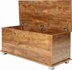 Opbergkist - Speelgoedkist - Dekenkist - 100 Cm Breed - Vintage Bruin 10 Opbergkist - Speelgoedkist - Dekenkist - 100 Cm Breed - Vintage Bruin -Thuisopslag 1200x1154 2