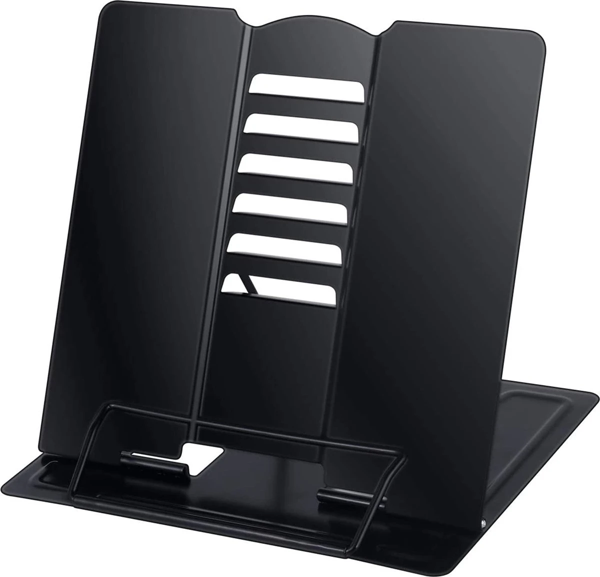 Wonix® - Boekenstandaard - Boekhouder - Documenthouder - Verstelbare - Opvouwbaar - Metaal - Zwart 3 Wonix® - Boekenstandaard - Boekhouder - Documenthouder - Verstelbare - Opvouwbaar - Metaal - Zwart
