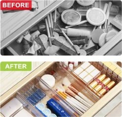 Gewoon® - Lade Organizer 22 Stuks - Doorzichtige Keuken En Make-up Bakjes - Opbergboxen - Opbergbakjes -Thuisopslag 1200x1157 1