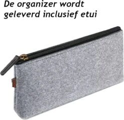 Lade Organizer - Ladeverdeler - Organizer Bureau - Lade Bakjes - Opbergbakjes - Mandjes - Make Up Bakjes - Lade Verdeler - Opberg Mandjes - Opbergmand - Donkergrijs -Thuisopslag 1200x1161 5