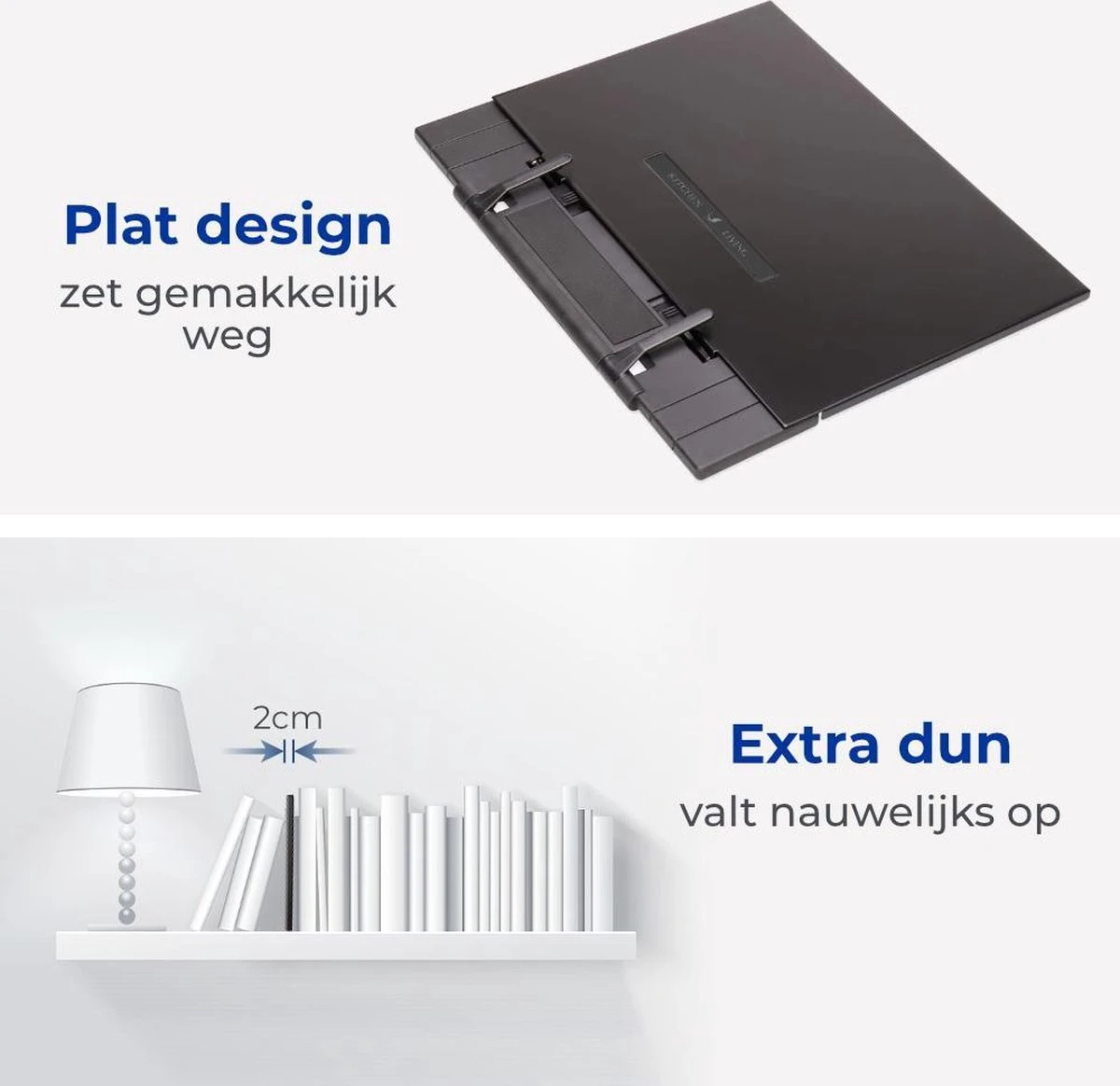 Soothe 7-Traps Verstelbare Boekenstandaard – Kookboekstandaard – Boekenhouder – Tablethouder – Documentenhouder – Zwart Metaal 6 Soothe 7-Traps Verstelbare Boekenstandaard – Kookboekstandaard – Boekenhouder – Tablethouder – Documentenhouder – Zwart Metaal - Afbeelding 4