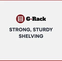 G-Rack Rekken Voor Zwaar Gebruik, 1 Blauwe Opslagplank 5 Vakken - Voor Kelder, Werkplaats, Berging, Garage - Metaal I 180 X 120 X 45 Cm I 175 Kg Belasting Per Plank (totaal 875 Kg) I 5 Jaar Garantie -Thuisopslag 1200x1164 12