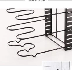 Merkloos TDR - Pannenrek Verstelbaar - Opbergrek Voor 5 Pannen - Keukenrek Staand - Dekselhouder - 5 Laags 15 Merkloos TDR - Pannenrek Verstelbaar - Opbergrek Voor 5 Pannen - Keukenrek Staand - Dekselhouder - 5 Laags -Thuisopslag 1200x1164 3