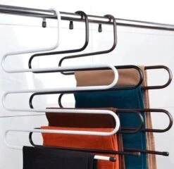 Broekhangers Kledinghanger - 3-pack - Zwart 15 Broeken Ophangen -Thuisopslag 1200x1166 5