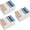Kleding Organizer - 3 Stuks - Wit - Opberger Voor Broeken, T-shirts, Overhemden En Topjes -Thuisopslag 1200x1169 11