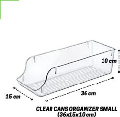 Emhouse Blikjeshouder Koelkast Organizer Mini 36x15x10 Cm Fris Blikken Bier Soda Can Transparant -Thuisopslag 1200x1169 5