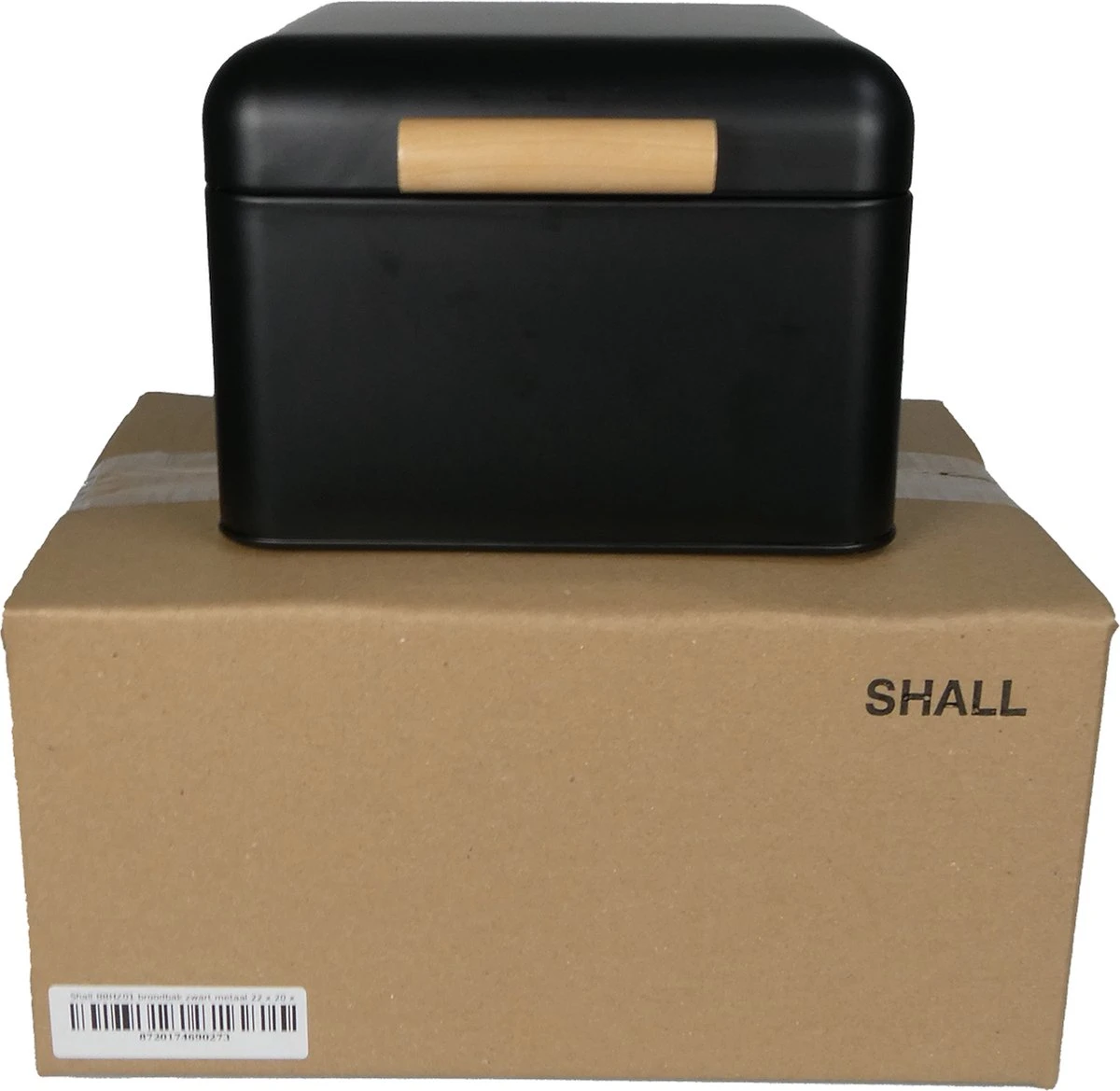 Shall BBHZ01 Broodbak Zwart Metaal 3 Shall BBHZ01 Broodbak Zwart Metaal