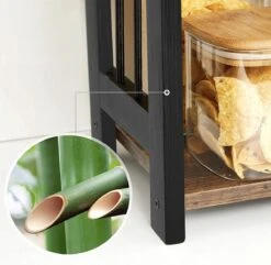 Caroa - Kruidenrek - Kruidenrek Ophangbaar - Kruidenrek Staand - Kruidenrek Met Potjes - Kruidenrekken - Kruidenrekje -Thuisopslag 1200x1170 4