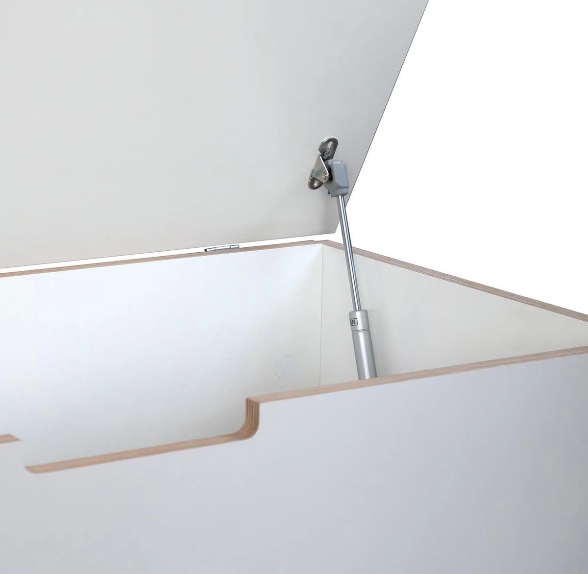 Opbergkist / Speelgoedkist XL (150L) - Stevig - Kwalitatief - Massief Hout - Wit - Speelgoed - Kinderen (Opbergbox - Opbergbank - Opbergdoos - Dekenkist - Speelgoedbank - Houten Kist) 6 Opbergkist / Speelgoedkist XL (150L) - Stevig - Kwalitatief - Massief Hout - Wit - Speelgoed - Kinderen (Opbergbox - Opbergbank - Opbergdoos - Dekenkist - Speelgoedbank - Houten Kist) - Afbeelding 4