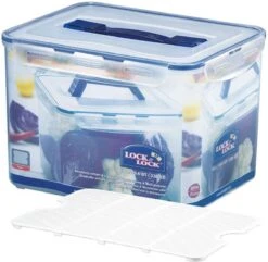 Lock&Lock Vershouddoos - Bewaardoos - Opbergdoos - Opbergbox Met Deksel - Met Handgreep - Luchtdicht - 10 Liter - Transparant -Thuisopslag 1200x1173 8