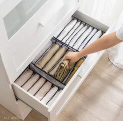 Kleding Broeken Organizer Set Van 3 - Jeans Lade Organizer Opbergbox Kast Kledingkast- Ondergoed Sokken Organizer - Broekhanger Ruimtebesparende Kledinghangers 13 Kleding Broeken Organizer Set Van 3 - Jeans Lade Organizer Opbergbox Kast Kledingkast- Ondergoed Sokken Organizer - Broekhanger Ruimtebesparende Kledinghangers -Thuisopslag 1200x1176 6