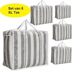 Opbergtas - Wastas - Boodschappentas - Opberg Tas Auto - XL Tas - Reistas - Set Van 5