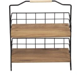 Metalen Keuken Etagere 2 Laags Van Naturn Living | Keuken Opbergrek | Kruidenpotjes Rek | Kruiden Organizer | Keuken Rek Specerijen | Mat Zwart -Thuisopslag 1200x1179 2