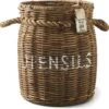 Riviera Maison Keukengerei Houder Lepelhouder - Rustic Rattan Utensils Pot - Bruin -Thuisopslag 1200x1179 9