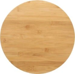 Merkloos Draaiplateau - Borrelplank -Tapasplank – 360º Roterende Draaischijf - Hapjes Plank Massief Hout – ⌀ 40CM