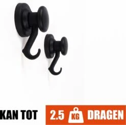 Grote Sterke Magnetische Haken - Neodymium Krachtige Haak Magneet - Voor Koelkast, Verwarming, Garage, Whiteboards - Tot 2,5 Kg - Set Van 2 -Thuisopslag 1200x1185 13