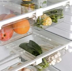 Koelkast Organizer - Schuiflade- Koelkast Lade - Verstelbaar - Doorzichtig Met Scheiding - Uitschuifbaar -Thuisopslag 1200x1189 2