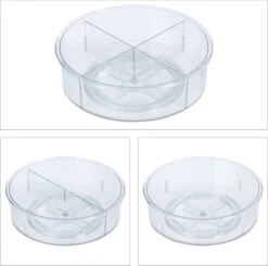 Relaxdays Koelkast Organizer - Draaiplateau - Ø: 30 Cm - Ijskast Opbergbak - Transparant 19 Relaxdays Koelkast Organizer - Draaiplateau - Ø: 30 Cm - Ijskast Opbergbak - Transparant -Thuisopslag 1200x1192 8