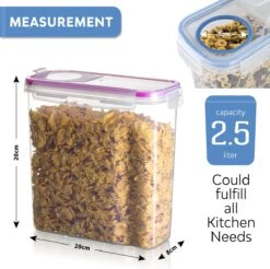 TNM Luxe Luchtdichte Voorraadbussen Set (4x2,5L) – Voorraadpotten - 4 Kleuren -Thuisopslag 1200x1193 2