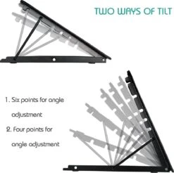 Merkloos Universele Tablet & LED A4 Lightpad Diamond Painting & Kookboek Standaard - Bureau Tafel Houder Staander - Inklapbaar & Verstelbaar, Zwart 14 Merkloos Universele Tablet & LED A4 Lightpad Diamond Painting & Kookboek Standaard - Bureau Tafel Houder Staander - Inklapbaar & Verstelbaar, Zwart -Thuisopslag 1200x1193 6