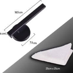 Believe Vaatdoekhouder Met Gratis Eco-Vriendelijke Vaatdoek - Aanrecht Organiser Met Plaksticker - Gootsteen Organizer - Zwart -Thuisopslag 1200x1194 3