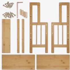 Navaris Keukenrek Met 3 Planken - Verstelbaar Kruidenrek Van Bamboe - Staand - Stevige Constructie - Natuurlijk Bamboehout - Waterafstotend 18 Navaris Keukenrek Met 3 Planken - Verstelbaar Kruidenrek Van Bamboe - Staand - Stevige Constructie - Natuurlijk Bamboehout - Waterafstotend -Thuisopslag 1200x1195 6