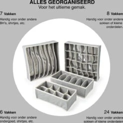 Merkloos 4-delige Ondergoed Organizer Kledingkast - Ladeverdeler - Multifunctionele Lade Bakjes - Opvouwbare Verdeler - Opbergsysteem Met Vakken - Kleding Organizer 13 Merkloos 4-delige Ondergoed Organizer Kledingkast - Ladeverdeler - Multifunctionele Lade Bakjes - Opvouwbare Verdeler - Opbergsysteem Met Vakken - Kleding Organizer -Thuisopslag 1200x1197 12