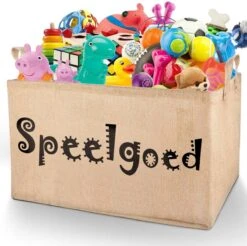 Speelgoed Opbergdoos Kinderen Speelgoedmand - Speelgoed Opbergen - Opbergmand - Speelgoed Organizer - Speelgoedkist - 56x33x30CM
