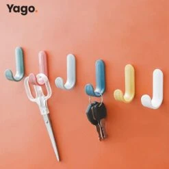 Zweedse Stijl Gekleurde Ophanghaakjes | 6 Stuks | Multi Color | Zelfklevend | Wandhaak | Plakhaakjes | Handdoek | Zonder Boren | Extra Stevig | Ophangen | Vrolijk | Design | -Thuisopslag 1200x1198 45