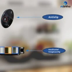 AlShiha® Organizer - Draaiplateau - Keuken Organizers - Aanrecht Organiser - Draaischijf - Badkamer Organizer - Make Up Organizer - Kruidenrek - Kast Organizer - Keukenkast Organizer -Thuisopslag 1200x1199 12