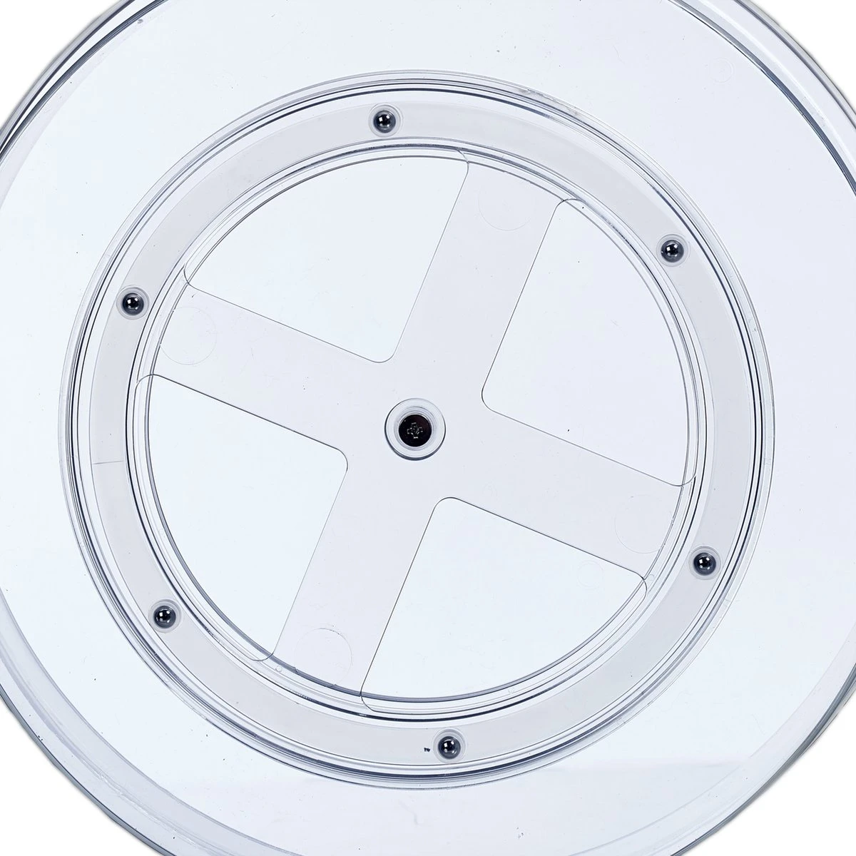 Relaxdays Koelkast Organizer - Draaiplateau - Ø: 30 Cm - Ijskast Opbergbak - Transparant 4 Relaxdays Koelkast Organizer - Draaiplateau - Ø: 30 Cm - Ijskast Opbergbak - Transparant - Afbeelding 2