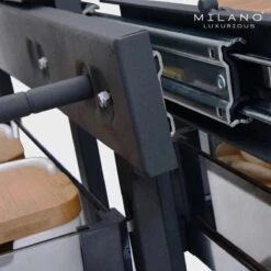 Milano Luxurious® Magic Corner - Hoek Keukenkast Organizer- Uitschuiflades - 4 Plateaus, 2 Levels - 48 X 87 X 58 Cm - Deurbreedte 40 Cm – Antraciet -Thuisopslag 1200x1200 1079