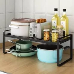 Keuken Organizers - Aanrecht Organiser - 23,8*40,3* 21 - Pannenrekken - Gootsteenkast Organizer - Bureau Organizer - Opbergrek - Kruidenrek - Kast Organizer - Badkamer Organizer