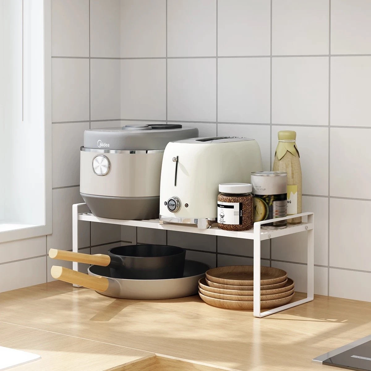 Keuken Organizers - Aanrecht Organiser - 23,8*40,3* 21 - Pannenrekken - Gootsteenkast Organizer - Bureau Organizer - Opbergrek - Kruidenrek - Kast Organizer - Badkamer Organizer 5 Keuken Organizers - Aanrecht Organiser - 23,8*40,3* 21 - Pannenrekken - Gootsteenkast Organizer - Bureau Organizer - Opbergrek - Kruidenrek - Kast Organizer - Badkamer Organizer - Afbeelding 3