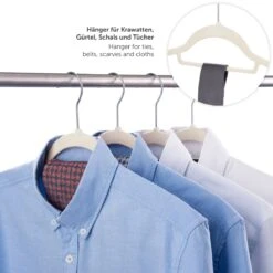 Blumtal - Kledinghangers - Velvet - Fluweel - Ivoor - Set Van 50 -Thuisopslag 1200x1200 1134