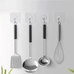 Merkloos Zelfklevende Ophanghaakjes 20 Pack Met Roestvrij Stalen Haakjes Voor Keuken - Badkamer - Boot - Camper - Caravan / Ophangsysteem Zonder Boren En Herbruikbaar. -Thuisopslag 1200x1200 1166