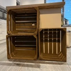 AMISHOUT - Gebruikte Fruitkist 50x40x30 Cm -Thuisopslag 1200x1200 1210