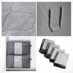 LifeGoods Opbergtas En Organizer - 4x 50L - 54x25x39 Cm - Textiel - Grijs 18 LifeGoods Opbergtas En Organizer - 4x 50L - 54x25x39 Cm - Textiel - Grijs -Thuisopslag 1200x1200 1223