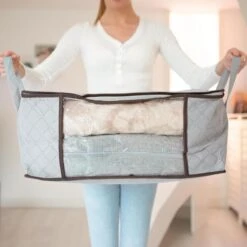 LifeGoods Opbergtas En Organizer - 4x 50L - 54x25x39 Cm - Textiel - Grijs 19 LifeGoods Opbergtas En Organizer - 4x 50L - 54x25x39 Cm - Textiel - Grijs -Thuisopslag 1200x1200 1224