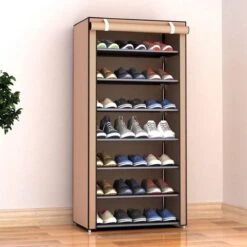 6 Layer Shoe Rack Shelf Organizer Cloth Cabinet Living Room Furniture Large Capacity Storage Steel Pipe Non-woven Curtain Containers Holder -Thuisopslag 1200x1200 1238