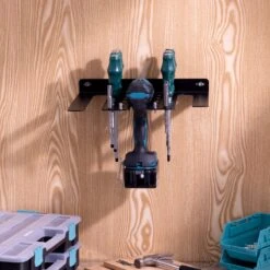 Navaris Gereedschapshouder Voor De Werkplaats - Ophangsysteem Voor 3 Boormachines - Organizer Voor Gereedschap - Ook Geschikt Voor Pegboards -Thuisopslag 1200x1200 1273