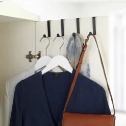 Wenko Deurhaken Opdek En Stompe Deur Zwart 4 Stuks - Zwart - Ophangen Zonder Boren -Thuisopslag 1200x1200 1283