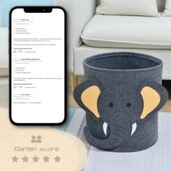Speelgoedmand Kinderen – Opbergmand Kinderkamer – Speelgoed Opbergen – Speelgoedkist - Olifant 15 Speelgoedmand Kinderen – Opbergmand Kinderkamer – Speelgoed Opbergen – Speelgoedkist - Olifant -Thuisopslag 1200x1200 1308
